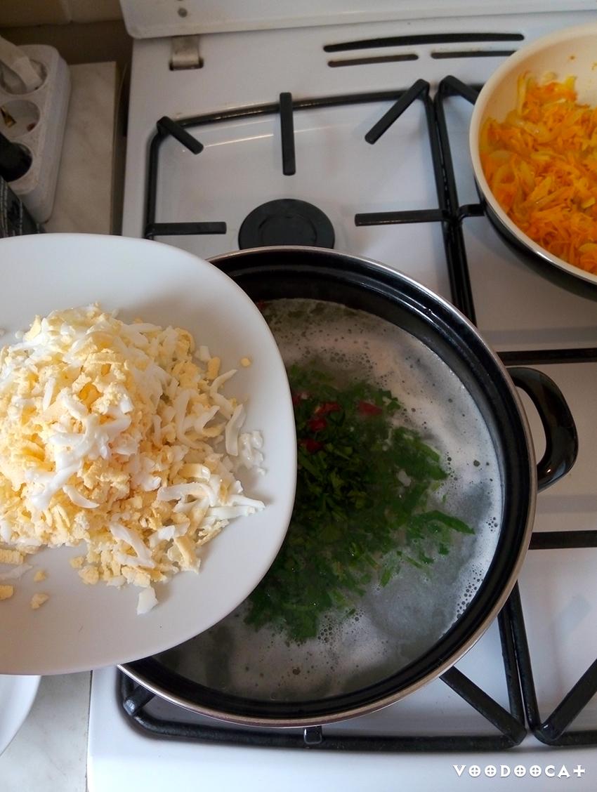 Рецепт острого сырного супа с сельдереем и рисом пошаговый с фото