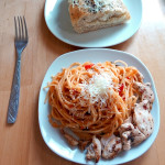 Спагетти с тефтелями и овощным соусом рецепт пошаговый с фото