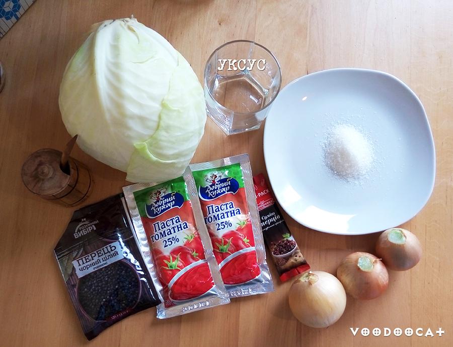 Рецепт тушеной капусты классический пошаговый с фото