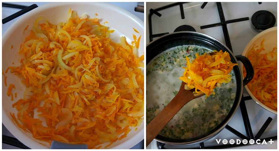 Рецепт острого сырного супа с сельдереем и рисом пошаговый с фото