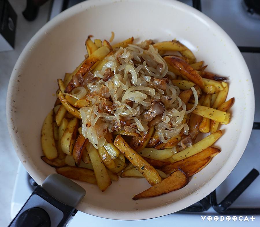 Жареная картошка по-крестьянски пошаговый рецепт с фото