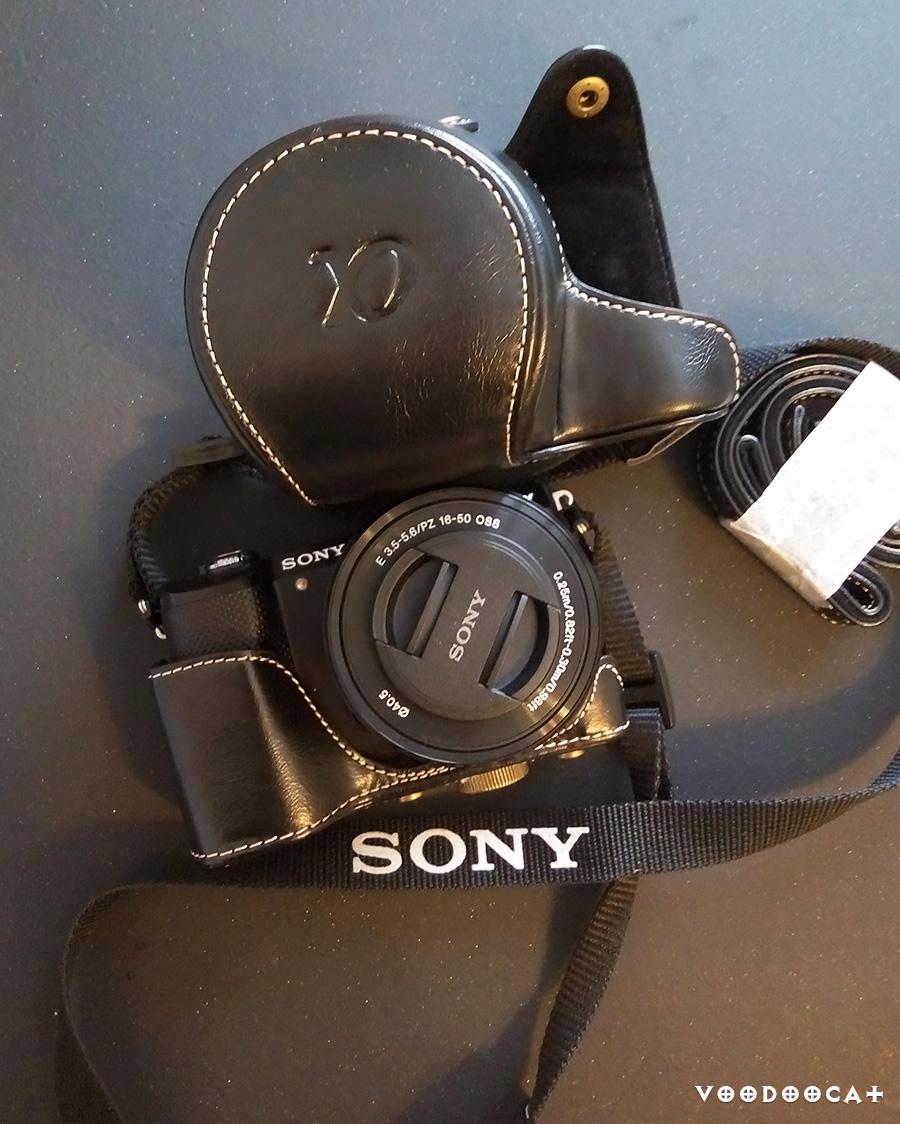 Обзор на чехол для фотоаппарата  Sony A5000 A5100 A6000 16-50 мм объектив